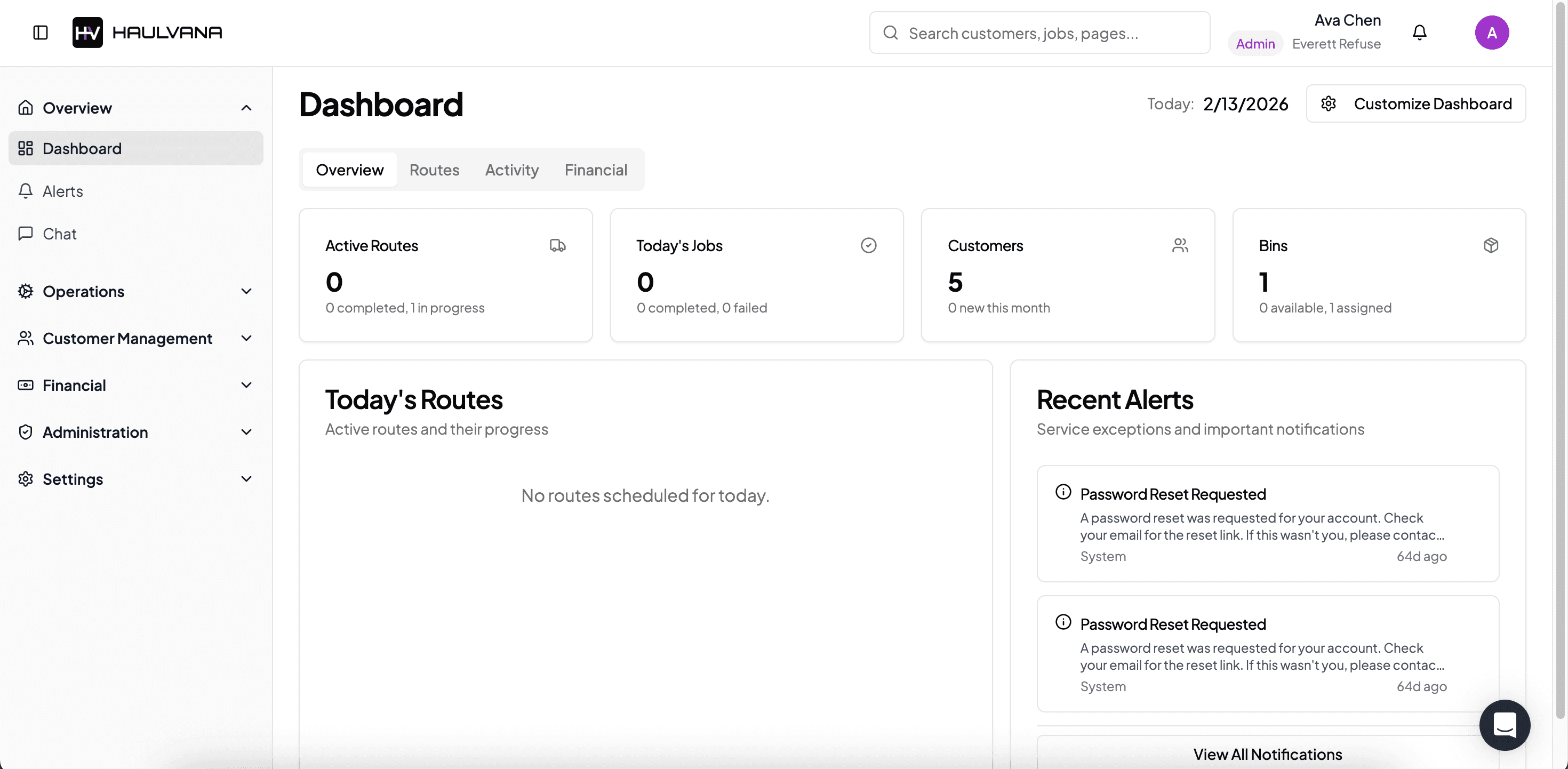 Haulvana — Vertical SaaS for Waste Haulers