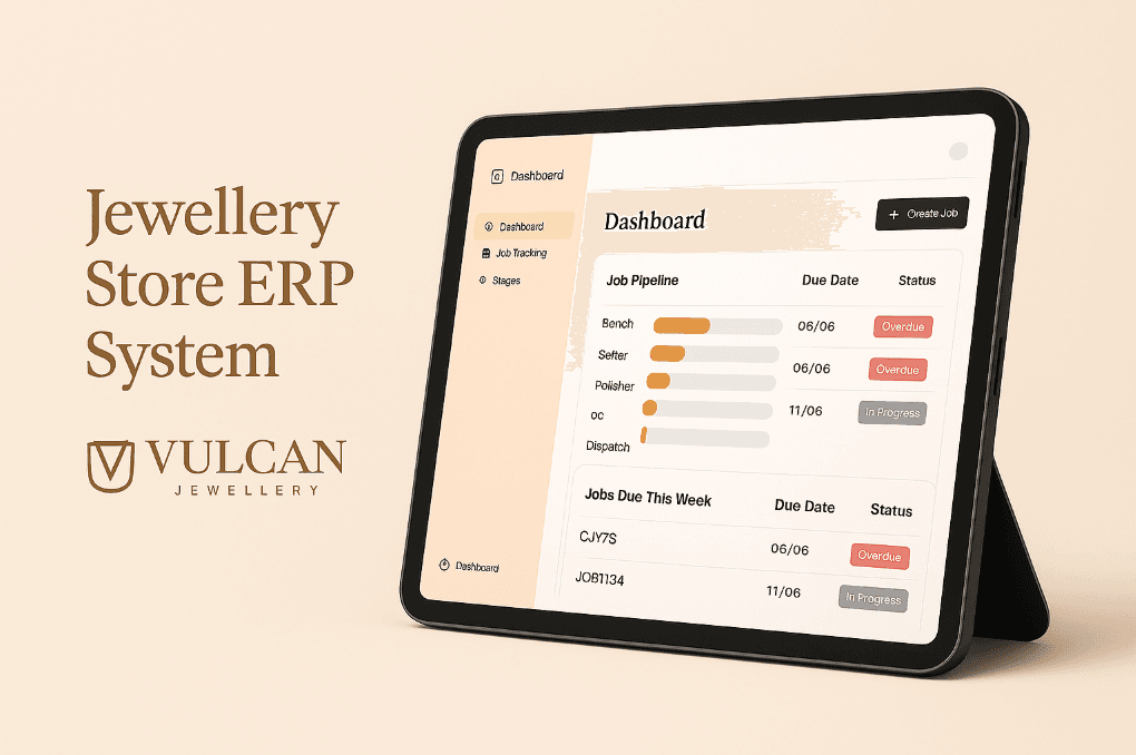Jewellery ERP System — Vulcan Jewellery